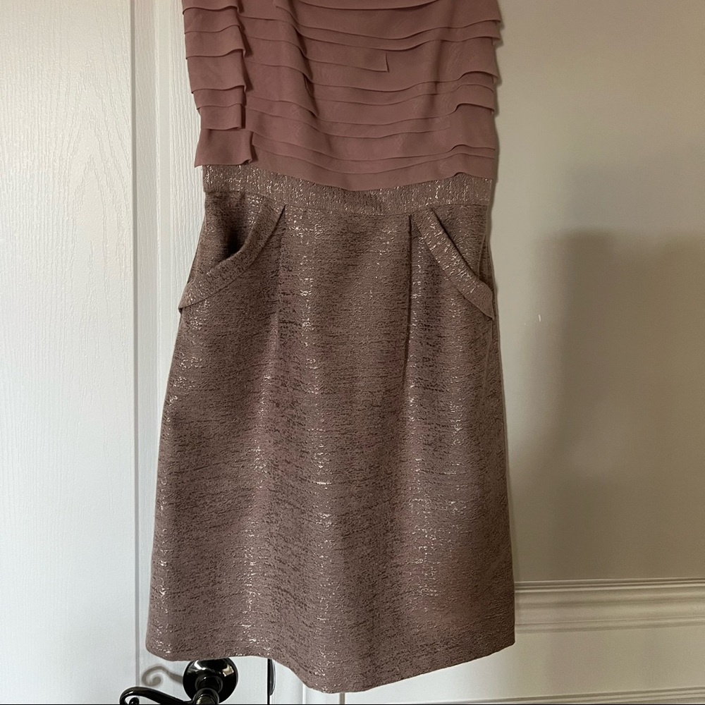 DUSTY-PINK COLOR DRESS - Picture 3 of 6